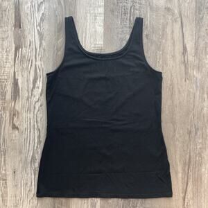 J Jill Perfect Tank Black Womens Small